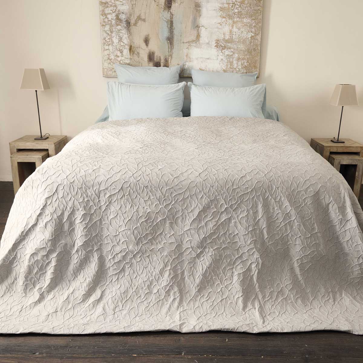 Dessus de lit CHARENTE Perle