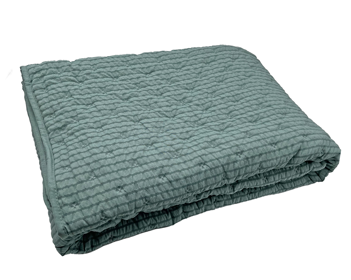 Dessus de lit matelassé EASY Eucalyptus