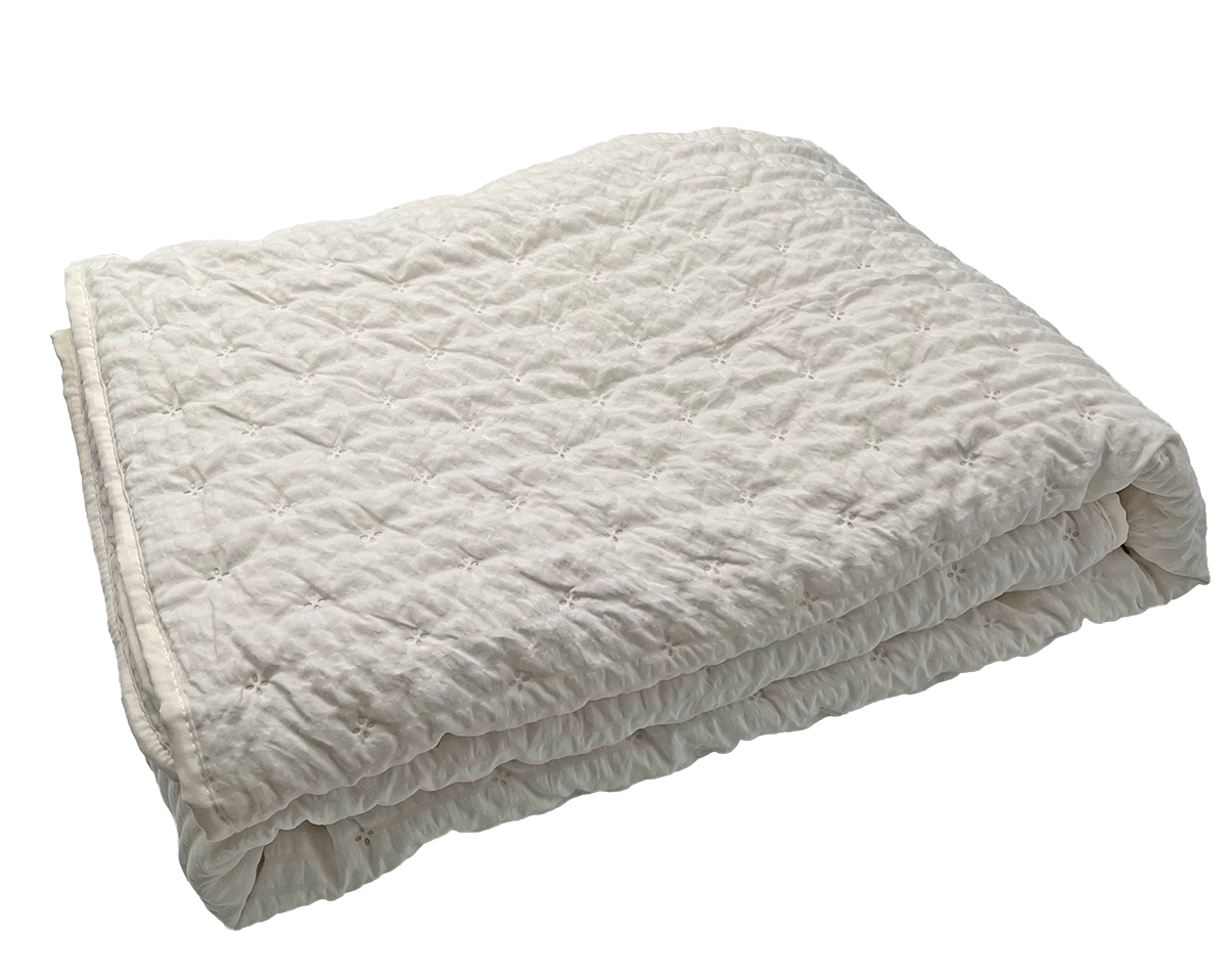 Dessus de lit matelassé EASY Naturel