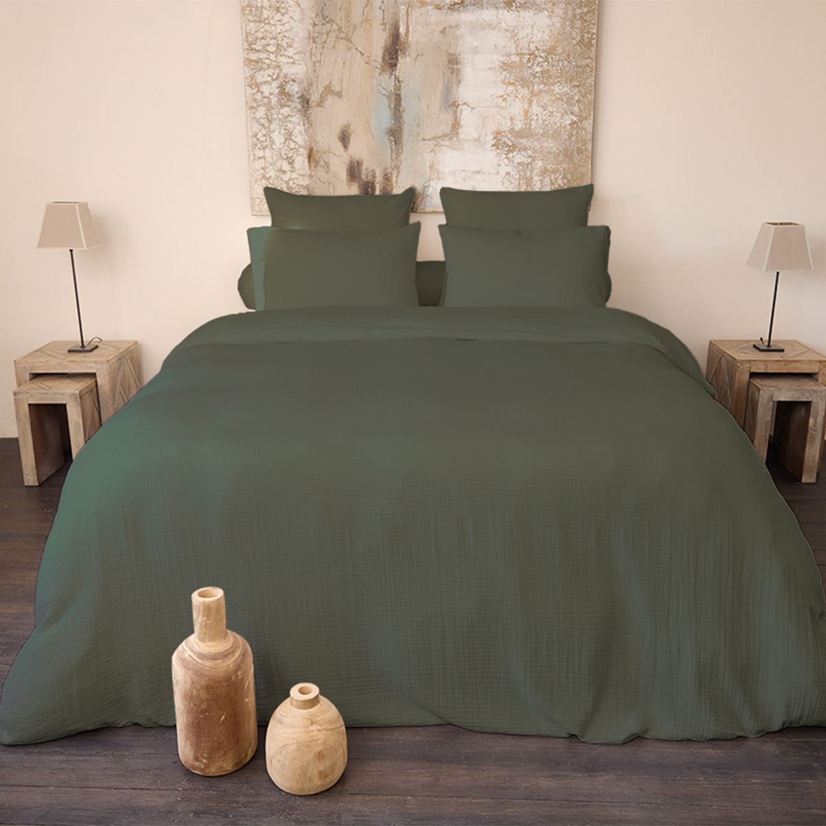 Housse de couette CASSIS Argile