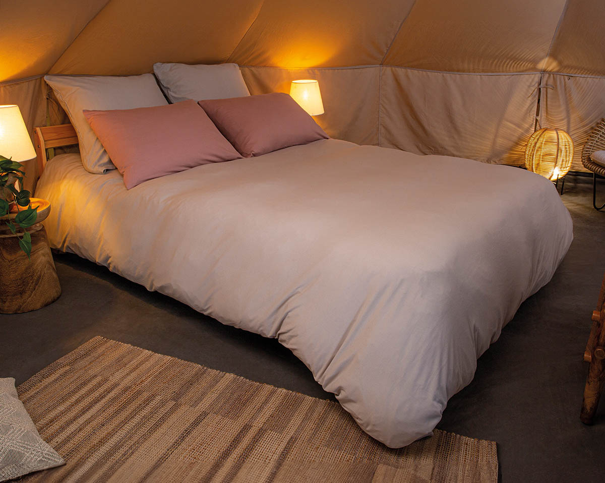 Housse de couette JERSYLOR Misty Rose