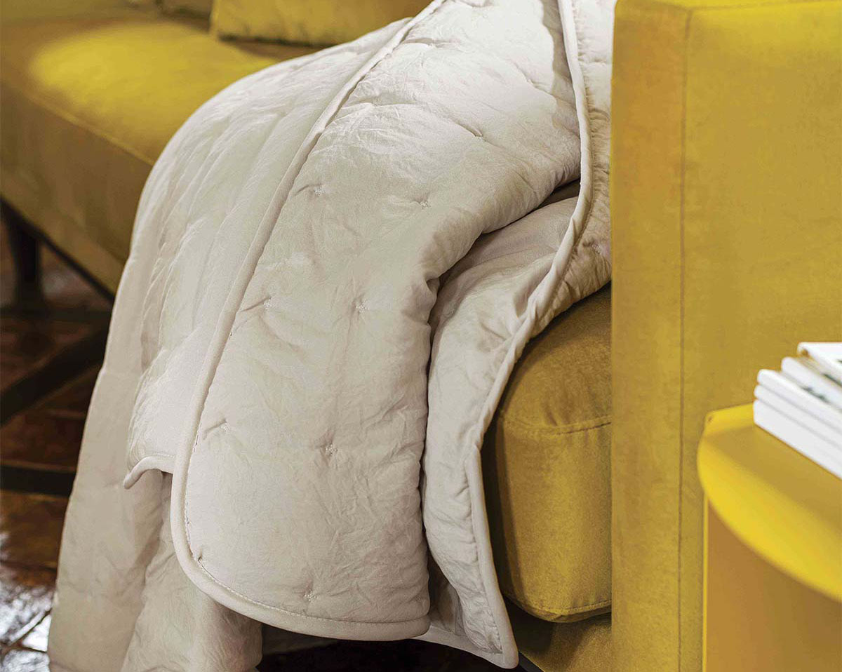 Plaid ANGKOR Beige Nacre