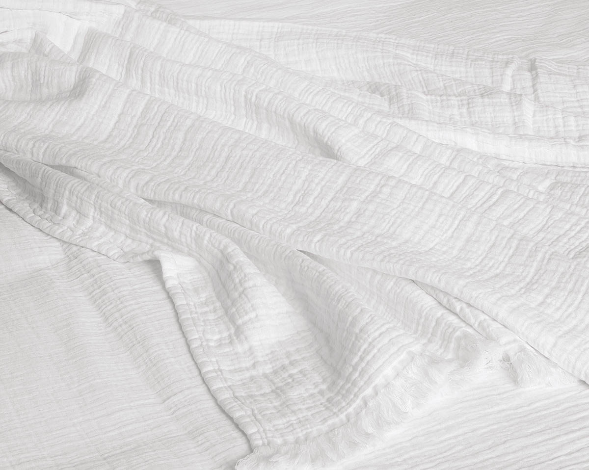 Dessus de lit BREHAT Blanc