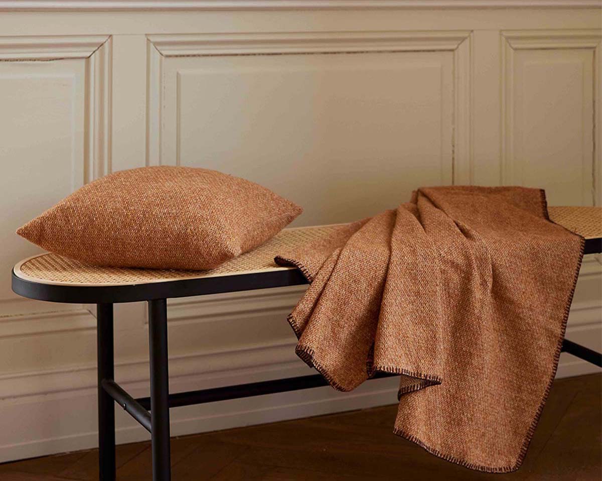 Plaid SETE Terre brûlée