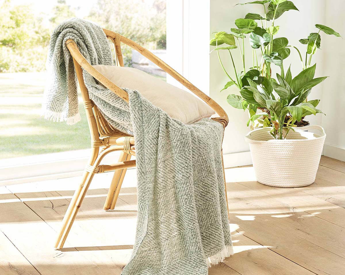 Plaid SIENA Lune bleue